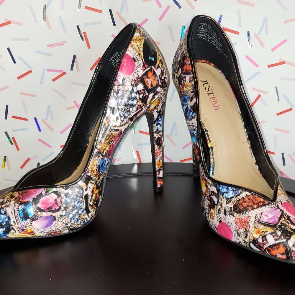 Just Fab Colorful Heels